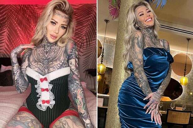 Britain's most tattooed woman flaunts 'most painful tattoo' after 'brutal' 4-hour session