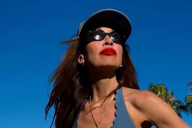 Myleene Klass shows off jaw-dropping figure in bikini top and briefs for dazzling shoot