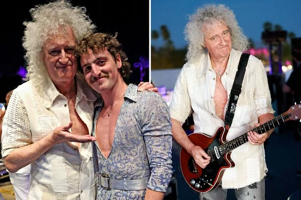 Brian May performs iconic solo at Coachella just seven months after his stroke