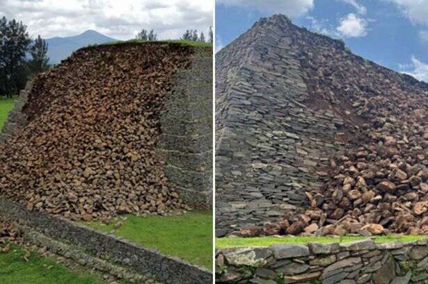 Ancient pyramid collapses after 'incessant rain' as locals fear 'bad omen’