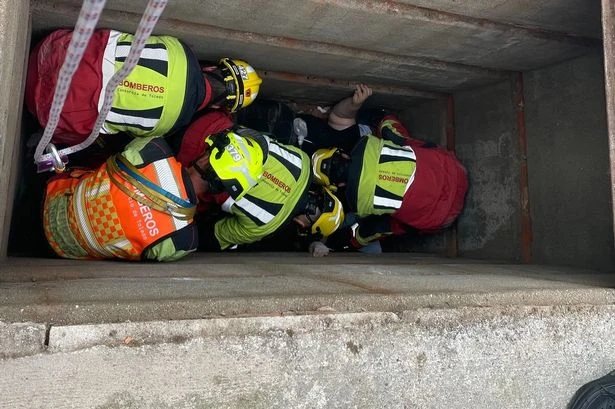 Woman seriously hurt after falling into open grave at cemetery