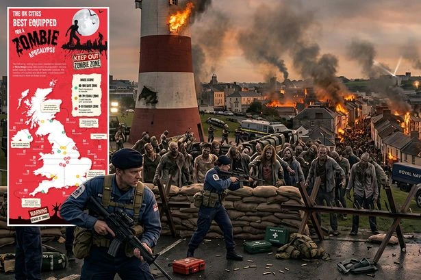 UK's safest place to be during a zombie apocalypse – and where you should avoid