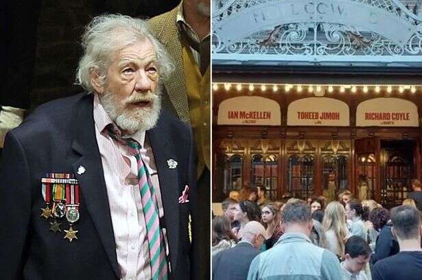 Ian McKellen heard 'screaming in pain' after 'really bad fall' off stage as fans concerned