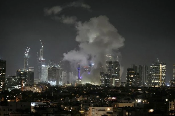 WW3 fears increase as Iran launches revenge attacks on Israel with Tel Aviv sky lit up
