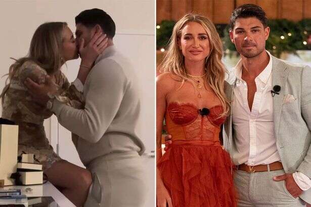 Love Island fans cringe as Anton Danyluk and Georgia Harrison kiss in loved-up video