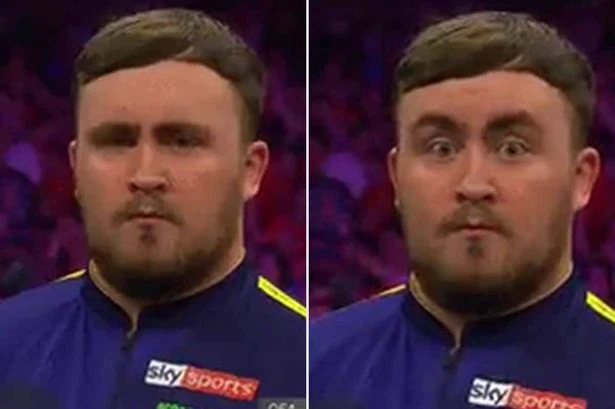 Luke Littler has fans in stitches as he 'does a James Wade' with brilliant reaction