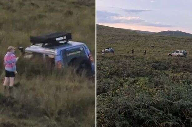 Land Rover stuck in ancient beauty spot bog sparks outrage