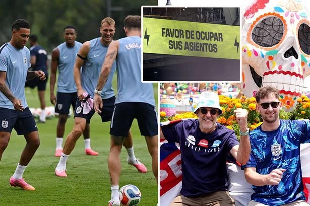 Kick-off at risk for England World Cup match as 'killer storm' rages causing 'pitch ban'