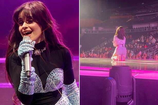 Camila Cabello spotted singing to almost arena in awkward viral snap