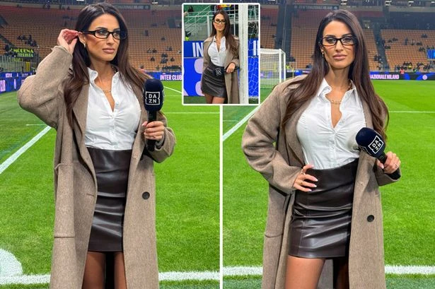 Glamorous DAZN host who 'risked it all' on social media wows in 'professor' outfit