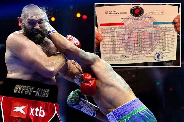 Tyson Fury vs Oleksandr Usyk AI judge's scorecard made public after rematch