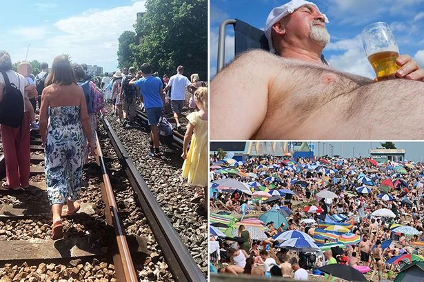 UK 33C scorcher 'hotter than Tahiti' as Brits crowd pubs – but heatwave could 'end with bang'