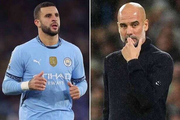 Kyle Walker left out of Man City squad vs Brentford by Pep Guardiola as transfer close