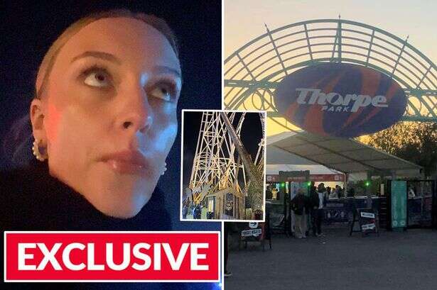 We visited Thorpe Park Fright Nights and maze with pole dancing demon reeked of p*ss