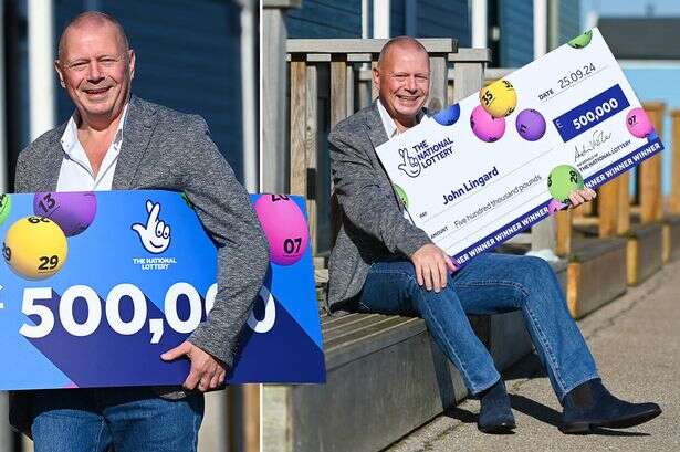 Lottery winner bags £500,000 on anniversary of him beating kidney cancer