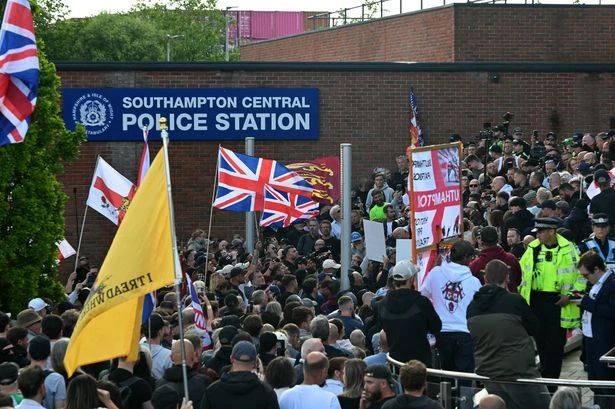 Southampton protest after Henry Nowak murder as hundreds gather at police station