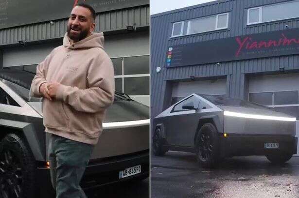 First Tesla Cybertruck in UK imported by celeb YouTuber 'held up by issues'