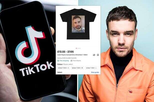 Sick 'cursed Liam Payne' T-shirts flogged for £10 on TikTok after popstar's tragic death