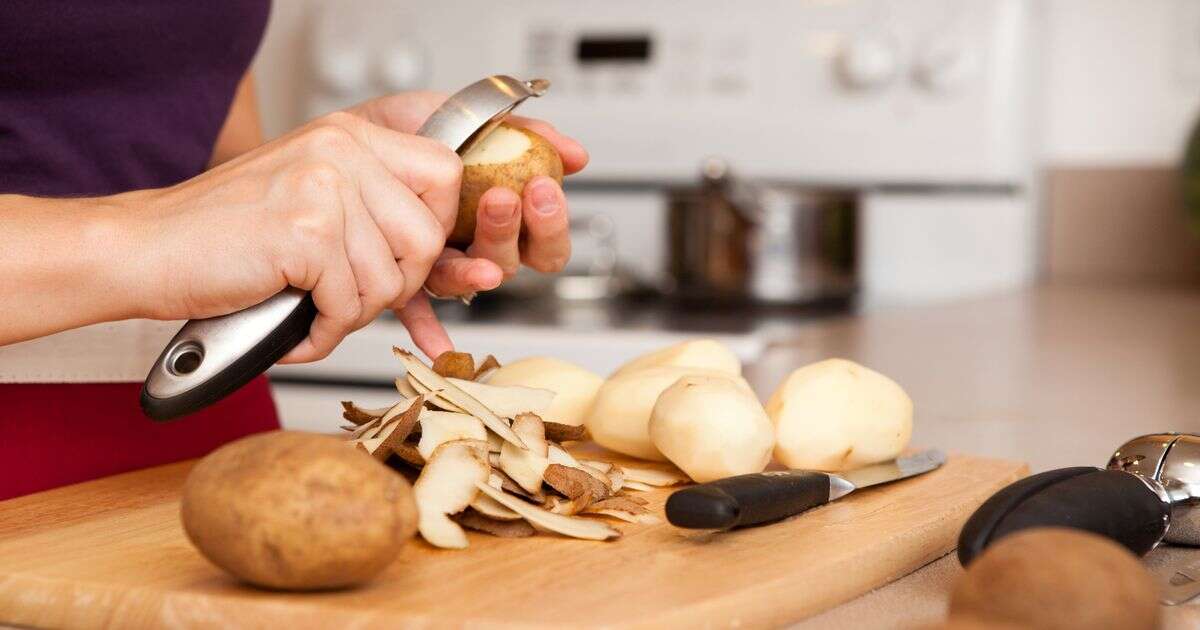 Don't chuck away potato peel – clever food hack turns them into delicious snack