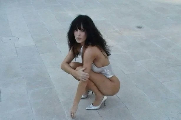 Bianca Censori models plunging sheer leotard for raunchy bubble photoshoot
