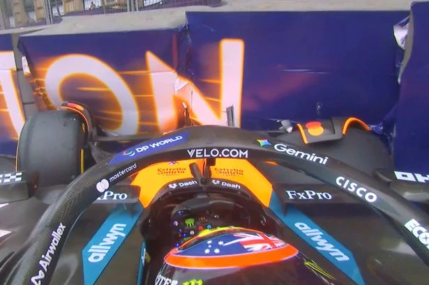 Oscar Piastri crashes out of Azerbaijan Grand Prix in nightmare first lap error