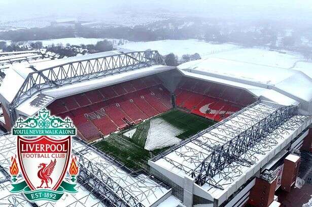 When the snow is set to stop as Liverpool and Man Utd clash in winter wonderland