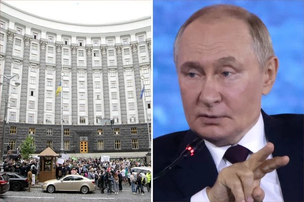Ukraine's main government building for first time in 800 drones attack killing baby