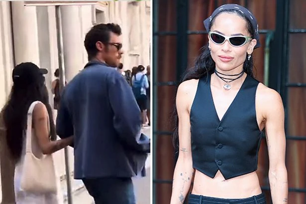 Harry Styles and Zoe Kravitz seen getting cozy as pair's A-list exes exposed