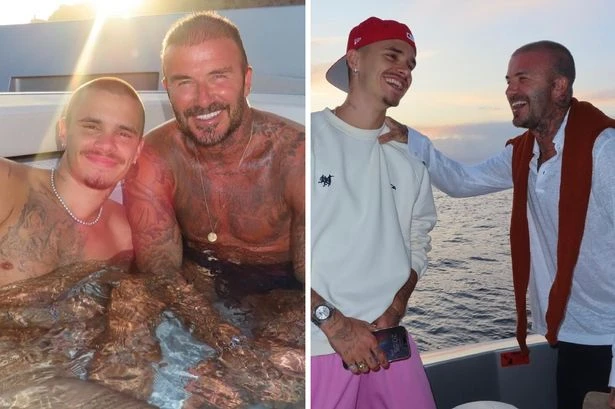 Romeo Beckham confuses fans as he appears completely 'naked' in snap with dad David