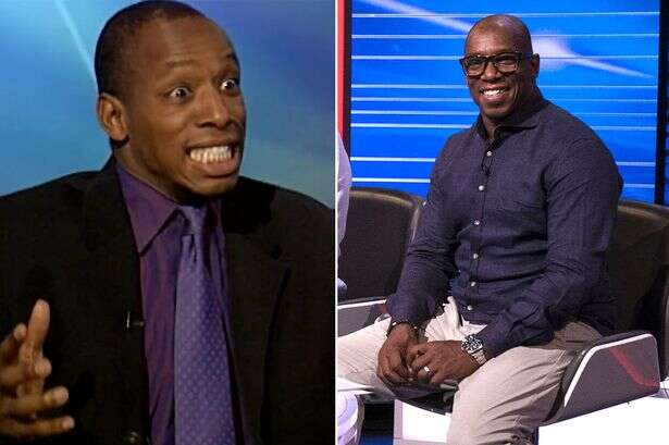 Fans love Ian Wright's first MOTD appearance 26 years ago as 'Graceland' clip resurfaces