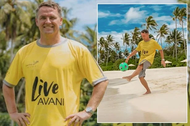 Footy ace Michael Owen hosts skills camp for kids at £1,000-a-night Maldives hotel
