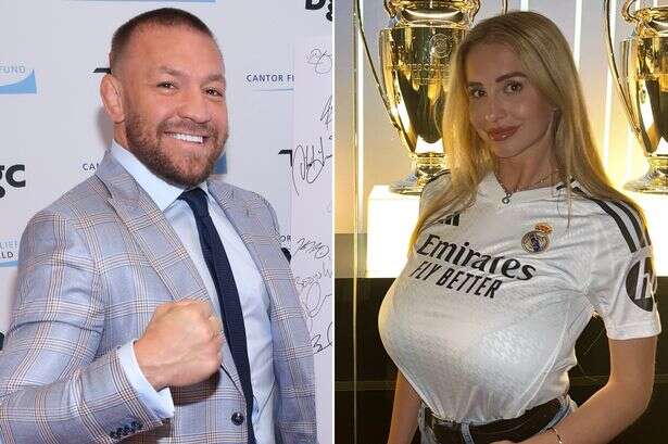 Conor McGregor's favourite sports host flaunts 36F 'trophies' and new football team