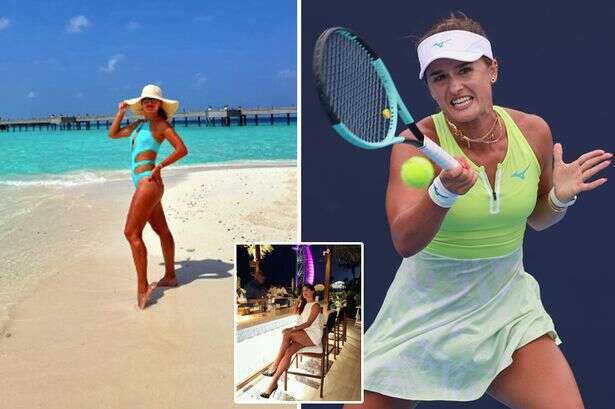 Tennis star divorces husband days after shock career change to sell naughty pics