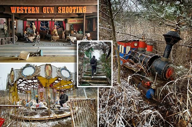 Inside creepy abandoned Japanese theme park that looks like 1800s America left to rot