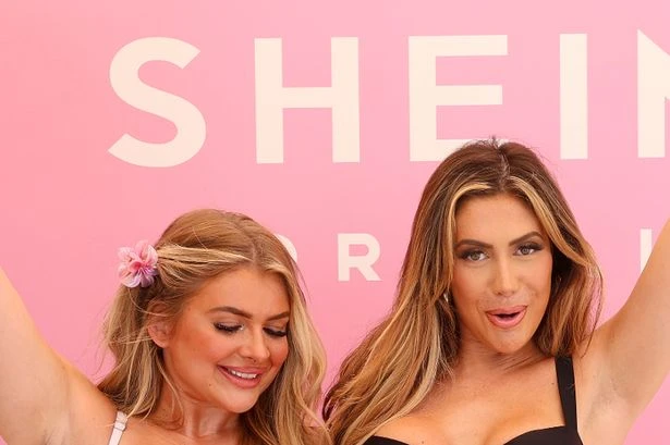 Chloe Ferry wows in tiny black bikini as she parties with Love Island stars in Ibiza