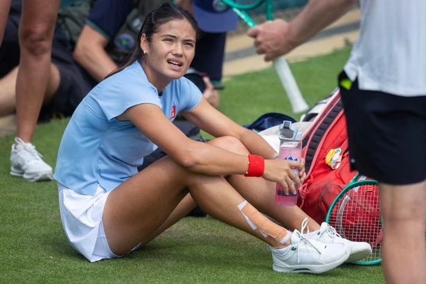 Raducanu's Wimbledon dreams in tatters as she's 'downed' hours before pulling out
