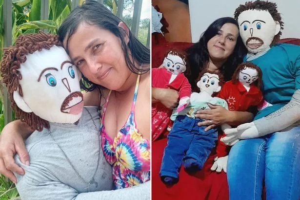 Woman 'married' to rag doll reveals reason her marriage is now falling apart