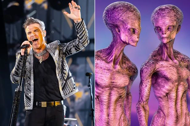 Robbie Williams called upon to spearhead search for aliens and open UK hidden X-Files