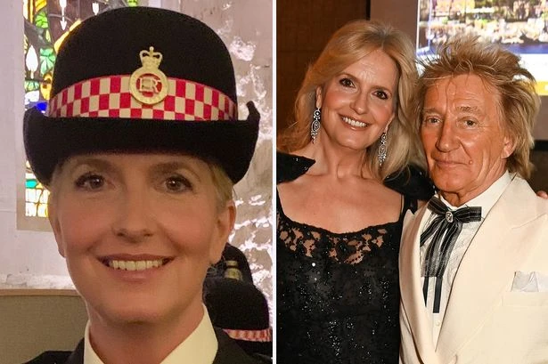 Sir Rod Stewart reckons wife Penny has changed in one big way since joining cops
