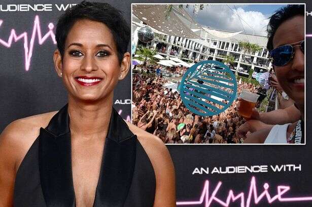 Naga Munchetty's Ibiza party antics exposed live on air as host left red faced