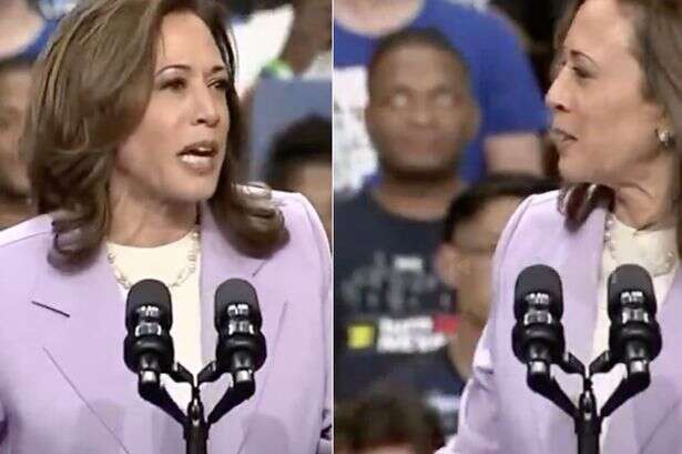 'Demon' woman filmed at Kamala Harris rally as Republicans fear 'the Satanic left'