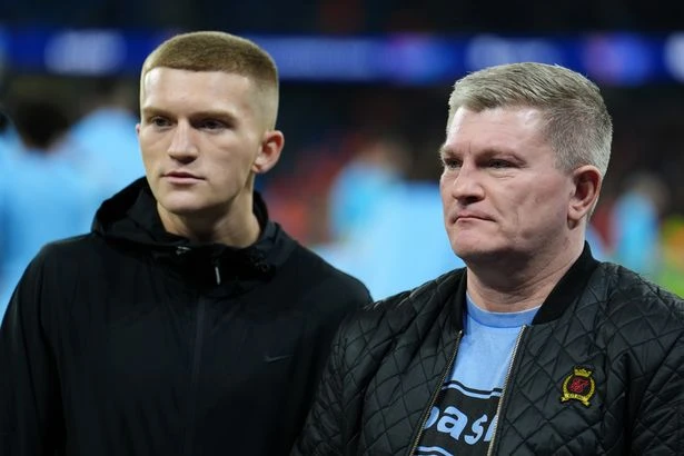 Ricky Hatton's grieving son 'upset' as late boxer's car firebombed by thugs