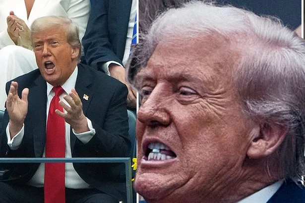 Donald Trump sparks Viagra speculation as he's pictured taking pill at US Open