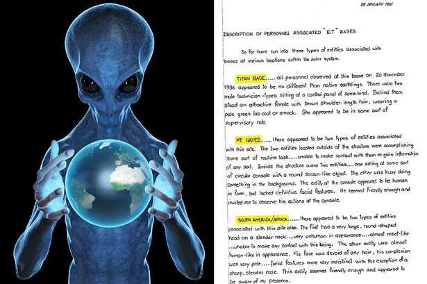 CIA files claim aliens have two secret bases on Earth and under the sea