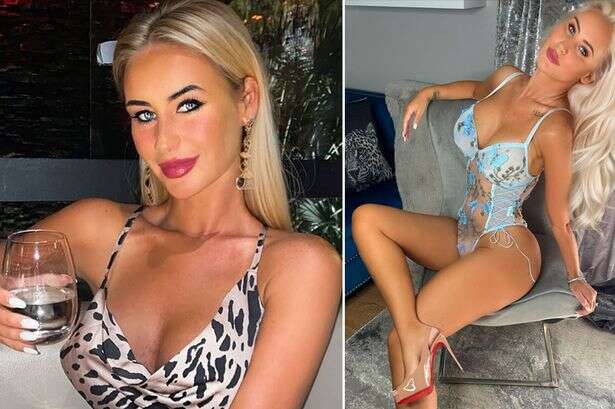 Football WAG turned Playboy model is in 'unbearable pain' and says she cries most days