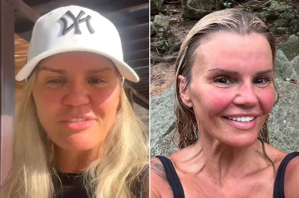 Kerry Katona emotional as she leaves her 'happy place' and vows to quit the UK