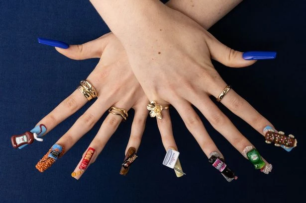 Die hard Aldi fans immortalise Cuthbert cake and baked beans with wacky manicures