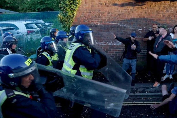 Henry Nowak murder protestors slammed for 'hijacking tragedy to stir up violence'