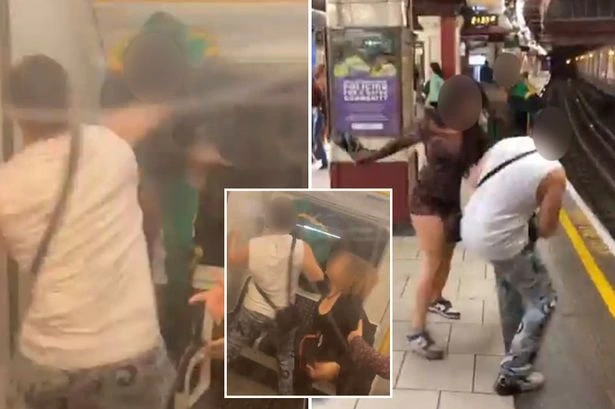 Mass brawl on tube after Notting Hill Carnival as fists fly and onlookers scream