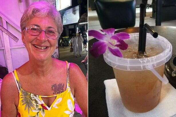 Pensioner left 'stark naked' after drinking from 'spiked' Thai booze bucket on holiday